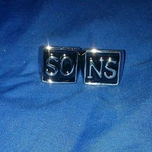 Sons of Anarchy Stainless Steel Ring Pair